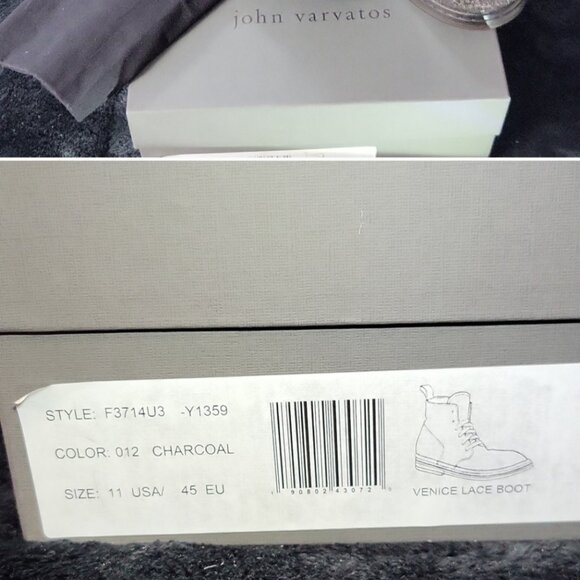 John Varvatos Men Venice laceup Boots Size 11 Euro 45 main image 7
